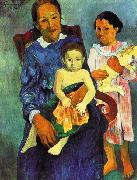 Paul Gauguin Tahitian Woman with Children 4 oil painting picture wholesale